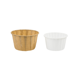 Eco-Friendly Compost Disposable <strong>Mini</strong> <strong>Paper</strong> Sauce <strong>Cups</strong> with Custom Sizes for Sugar &amp; Cookie Dipping - Product Image 1