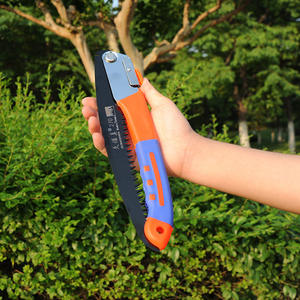 Sierra plegable Makoto Kubo, hoja de acero con alto contenido de carbono de 270mm, cabezal recto, sierra manual portátil para uso en jardín - Product Image 1