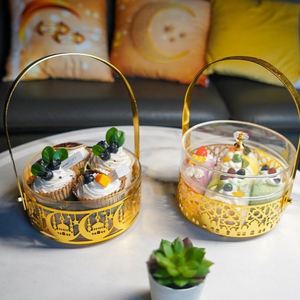 Nueva Bandeja de Hierro para Pastel y Aperitivos Eid Mubarak, Bandeja Decorativa para Mesa, Cesta Decorativa para Ramadán - Product Image 2
