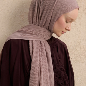 Premium Color Blocking Print Long <b>Modal</b> Crinkle Lightweight Scarf Soft Breathable <b>Hijab</b> Multifunction Ladies' Special Occasions - Product Image 1