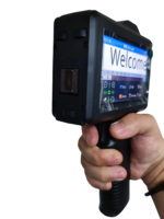 Fábrica al por mayor automática portátil impresora de inyección de tinta de mano pistola inteligente lote máquina de etiquetas digitales para la caducidad Logo Número de impresión