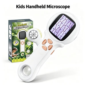 Microscope numérique portable pour enfants, grossissement 500X, jouet scientifique STEM pour <span class=keywords><strong>l</strong></span>'exploration de la nature en plein <span class=keywords><strong>air</strong></span> - Product Image 1