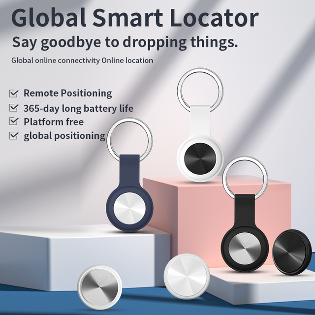 Portable Anti-loss Key Finder Global Intelligent Locator Findmy Tag Key Chain for IOS and Android Phones