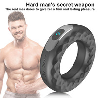 Anneau vibrant pour pénis à télécommande sans fil, pour hommes, retardateur d'éjaculation, pour couples, pour une endurance plus longue, jouet sexuel pour adultes.