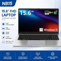 Nouvel ordinateur portable léger Intel N4020, 15,6 pouces FHD, 4 Go de RAM, 128 Go de SSD, 1,44 kg, refroidissement sans ventilateur, Windows 11 Home, série professionnelle