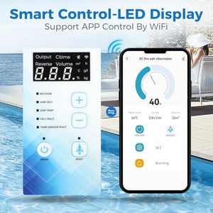 Intelligente pannello digitale blu <span class=keywords><strong>sale</strong></span> cloro generatore fino a 16,000 galloni sistema di <span class=keywords><strong>piscina</strong></span> materiale plastico per <span class=keywords><strong>piscina</strong></span> di acqua salata - Product Image 2