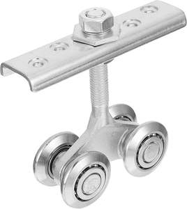 Rueda <span class=keywords><strong>de</strong></span> <span class=keywords><strong>Puerta</strong></span> Corredera <span class=keywords><strong>de</strong></span> Acero Resistente <span class=keywords><strong>de</strong></span> 4 Ruedas con Diseño Plegable para Uso en Exteriores y Cocina - Product Image 2