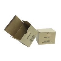 Emballage de parfum cosmétique biodégradable recyclé, boîte à rabat en carton, logo imprimé de haute qualité, boîte en papier kraft