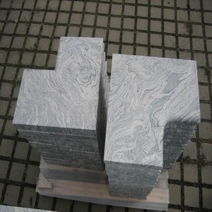 Magnifique <span class=keywords><strong>dalle</strong></span> de granit blanc fantaisie de Chine, surface flammée et polie, pour carrelage de sol de villa - Product Image 2