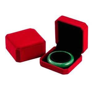 Popular Square Velvet Jewelry Bracelet Bangle <b>Display</b> Storage Case Organizer <b>Box</b> 9x9x4CM - Product Image 1