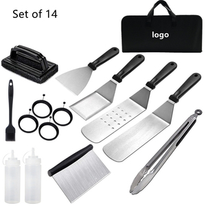 Offre Spéciale <span class=keywords><strong>kit</strong></span> de <span class=keywords><strong>barbecue</strong></span> ensemble de 15 outils de <span class=keywords><strong>barbecue</strong></span> en acier inoxydable ensemble de spatules portables de cuisson - Product Image 4