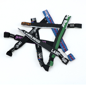 Tùy chỉnh Lễ Hội tổ chức sự kiện Ribbon vải ban nhạc cổ tay vòng đeo tay biểu tượng tùy chỉnh VIP vé không có thứ tự tối thiểu cho mục đích quảng cáo - Product Image 6