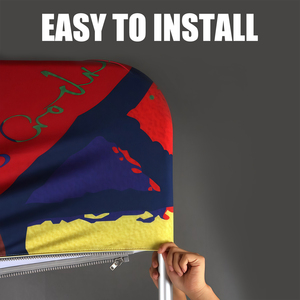 ขาตั้งผ้าแบบพับได้ดีไซน์แบบพกพาสำหรับงานโฆษณา10FT สั่งทำขนาดได้ - Product Image 5