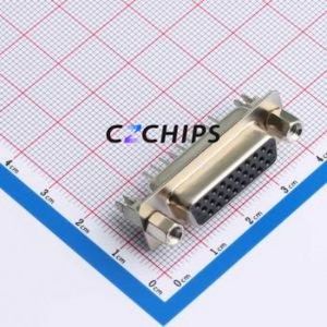 10090929-S264VLF D-Sub/VGA Connector Through hole Component (THT) Connector Female 26P Through Hole 3 - Product Image 1