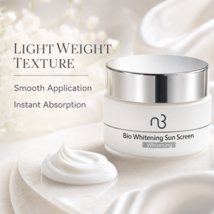 Crème éclaircissante et blanchissante pour unifier le teint, améliorer l'éclat naturel, protection solaire <span class=keywords><strong>bio</strong></span> - Product Image 4