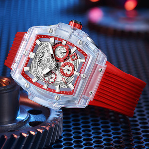 Reloj de Pulsera Luminoso ONOLA ON6811 con Caja Transparente de Aleación, Moderno y Popular para Estudiantes Jóvenes - Product Image 3