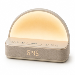 Escritorio Inteligente con Reloj Despertador Digital y Analógico, Altavoces Bluetooth, Máquina de Sonido de Ruido Blanco <span class=keywords><strong>para</strong></span> el Sueño del Bebé, OEM ODM - Product Image 4