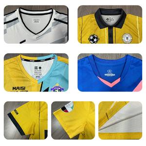 طقم زي رياضي لتدريب فريق كرة القدم للرجال تصميم تايلاندي تراثي طقم مطبوع بالتبخير - Product Image 6