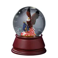 卸売クリスマス装飾樹脂100mmガラススノーグローブ観光お土産ギフトカスタムポリレジンウォーターボール