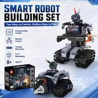 Kit de Bloques de Construcción de Robots Controlados por Aplicación, Tema Policía Mundial, para Importadores de Juguetes al por Mayor, Práctica de Codificación y Canales de Venta en Línea para Niños