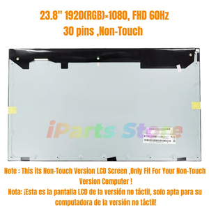תצוגה חדשה חלופית של IPARTS עבור <span class=keywords><strong>HP</strong></span> <span class=keywords><strong>24</strong></span>-C <span class=keywords><strong>24</strong></span>-cb1003la מחשב All-in-One בגודל 23.8 אינץ' מסך LED LCD ללא מגע OEM - Product Image 2
