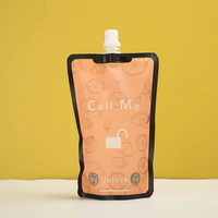 Pochette Doypack personnalisée imprimée, aseptique, de qualité alimentaire, pour eau minérale, avec bec verseur, prédécoupée