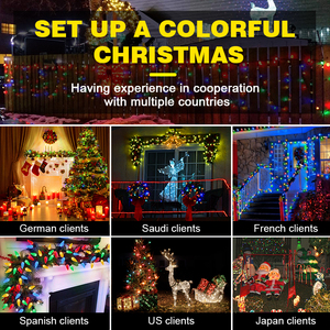 Tiết Kiệm 25% Thuế Thương Mại Cấp C6 Rộng Đèn Giáng Sinh Ngoài Trời <span class=keywords><strong>Mini</strong></span> <span class=keywords><strong>LED</strong></span> Chuỗi Ánh Sáng Cho Xmas Cây Trang Trí Kỳ Nghỉ Đèn - Product Image 2
