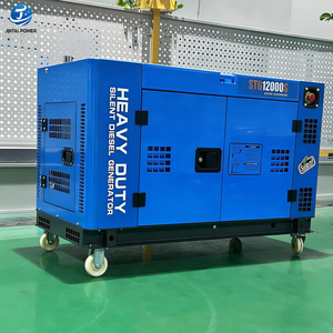Générateur diesel portable silencieux de haute qualité 5KW 10KW 12KW 50Hz/60Hz 6KW/6.5KW avec ATS démarrage automatique et à distance, châssis ouvert 10KVA - Product Image 1