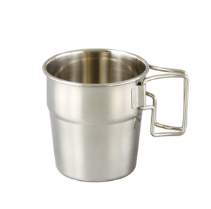 Customized 300ml Outdoor Drinking <b>Mugs</b> with Folding Handles - Product Image 3