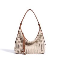 Nouveau Sac à Bandoulière Rétro Tendance 2025 pour Femme en Cuir Véritable, Sangle Unique, Doublure Polyester, Fermeture Éclair, Toutes Saisons