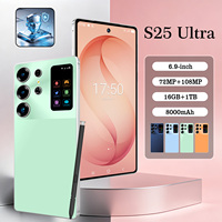 Smartphone Android 15 5G Layar HD 7,3 Inci 90Hz Deca Core RAM 16GB ROM 1TB Kamera 108MP Pengisian Cepat 8800mAh Buka Kunci Wajah