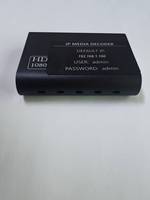 Transcodeur MPEG2 vers H.265 avec entrée IP, sortie HDMI et CVBS, décodeur