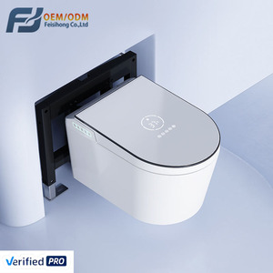 <span class=keywords><strong>WC</strong></span> intelligent flottant de luxe, bidet mural intelligent, cuvette de toilette électronique avec siège chauffant pour projets hôteliers - Product Image 1