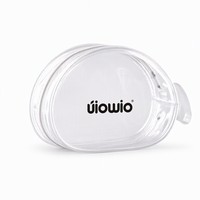 Sac d'emballage en PVC transparent et silicone avec logo personnalisé UIOWIO pour soutien-gorge et sous-vêtements, petite pochette de voyage zippée pour organiseur de pasties