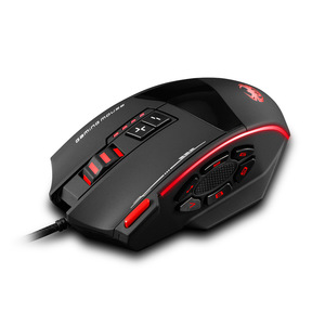 Souris de jeu filaire ZELOTES C-19, programmable, macro, 12 touches, souris RGB ergonomique pour ordinateur portable PC - Product Image 1