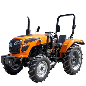 Tractor 4 Wheel Drive Efficient Best Price 30HP 40HP 50HP Diesel Engine Wheel Tractor With Optional Loading Bucket For Sale