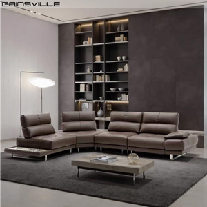 Sofá modular de esquina reclinable, muebles modernos para sala de estar, sofá Seccional de cuero, conjunto de sofá reclinable - Product Image 1