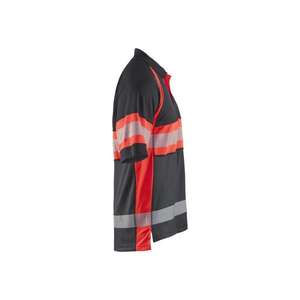 BLAKLADER - 333810519955XXL Polo UV de alta visibilidad Nivel 1 Negro/Rojo-EAN 7330509554029 ROPA DE TRABAJO DE LA HI-VIS - Product Image 4