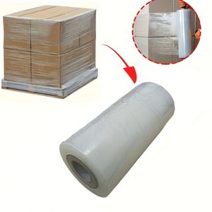 Fabrik preis Benutzer definiert 20 Mic LLDPE Paletten wickel Verpackungs folie 500m Rolle 50cm Guss stretch Kunststoff Stretch folien Rollen format - Product Image 1