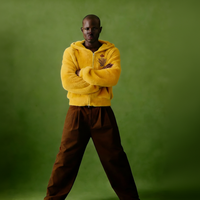 Veste polaire à capuche jaune avec patch brodé de champ de blé, poche plaquée, fermeture éclair, vêtement décontracté, sweat-shirt streetwear personnalisé