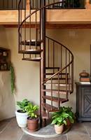 Moderne Neueste Luxuriöse Exquisite Wendeltreppe mit Hartholzstufen für Wohn- und Villenprojekte