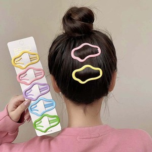 Colorful Lacquered Cloud Hair <b>Clip</b> 6.8cm BB <b>Clip</b> For Women Daily Use - Product Image 4