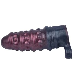 ปลอกหุ้มอวัยวะเพศชาย FRRK alien ปลอกเพิ่มขนาดอวัยวะเพศชาย ปลอกเพิ่มขนาดอวัยวะเพศชายสำหรับผู้ใหญ่ ของเล่นทางเพศแบบใช้ซ้ำได้ ถุงยางอนามัยแบบใช้ซ้ำได้ - Product Image 1
