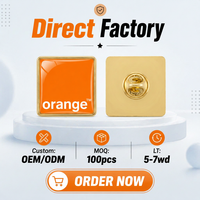 Badge de revers personnalisé carré plaqué or avec autocollant en époxy en forme de dôme |   Fabricant de souvenirs promotionnels avec logo de marque d'entreprise OEM