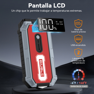 Démarreur de Voiture Avancé 20000mAh avec Batterie Externe et Chargeur, Protection de Sécurité Intégrée pour Moto - Product Image 3