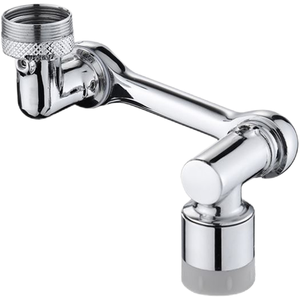 thumbnail image 2 of Uzant Faucet Extender 2 Pcs 1080°Stainless Steel Faucet Extender For Bathroom Sink 2 of 14