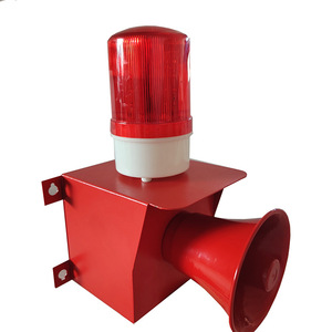 Dispositif d'alarme sonore et lumineux industriel Shangwei Jiuzhou 20W 120Db rouge pour les élévateurs de chantier - Product Image 1
