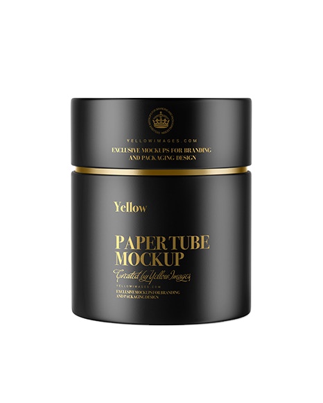 ECO Friendly High Quality Paper Tube Cylinder Packaging With Custom LOGO Printed and Gold Foil