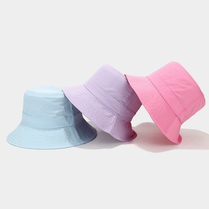 Wholesale 2024 Summer New Arrival Fashion Women Men Color Breathable Waterproof Sun <strong>Hat</strong> Blank Fast Dry <strong>Bucket</strong> <strong>Hat</strong> - Product Image 4