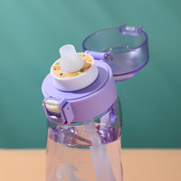 Bouteille d'eau populaire anti-fuite et anti-poussière avec compartiments à arômes, sans BPA